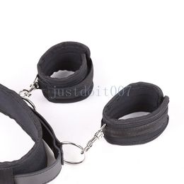 Bondage Positioning Pillow HandCuffs Leg thigh straps cuffs posture Restraints Fetish #R56