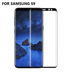 Full Curved Tempered Glass for Samsung S9 S9 plus 3D Full Cover Tempered Glass Screen Protector for Samsung Galaxy S9 plus