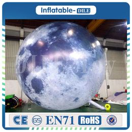 Free Shipping Inflatable Earth Ball Inflatable Moon Balloons Advertising Balloons for sale with Free Blower outdoor toy