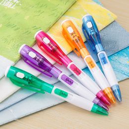 Manufacturers selling cute ball pen with led multifunctional flashlight creative stationery