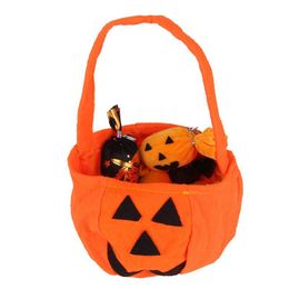 10pcs Halloween Pumpkin Bag Non Woven Handbag For Halloween Party Decoration - pumpkin waist bag for halloween roblox
