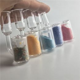 25mm XL Quartz Thermochromic Banger Bucket Nail Water Pipes with Colourful Colour Changing Quartz Sand Banger Nails for Glass Water Pipe