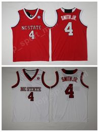 College NC State Wolfpack Jerseys Men Basketball 4 Dennis Smith JR. Jersey Sport University Team Colour Red White