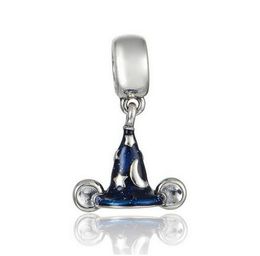 Halloween Flying Sorcière Pendentif en argent sterling