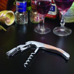 Professional Stainless Steel All-in-one Corkscrew Bottle Wine Opener and Foil Cutter For Sommeliers Waiters and Bartenders253F