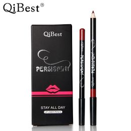 12pcs Professional Multi-functional Lipliner Pencil Long Lasting Waterproof Lip Eye Brow Cosmetic Makeup Colourful Lip Liner Pens