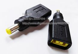 DC 5.5x2.5mm Male to Square Female plug Power Adapter Connector for Lenovo/10pcs