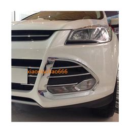 Grebest Fog Lamp Covers Car Exterior Parts Repair Tool 2Pcs Car Bumper Bar Fog Lamp Cover Grill Trim for VW Passat CC 2009 2010 2011 Silver