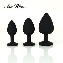 3pcs/lot Anal Toys Kit Set Silicone Butt Plug Anal Dildo Beads Sex Toys for Couples Women Men Gay Ass Vagina Prostate Massager Y1892803