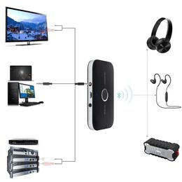 2 in 1 Wireless Bluetooth car Audio Transmitter Receiver HIFI Music Adapter AUX RCA3274