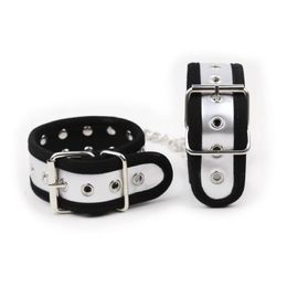 Bondage HOT! Metallic Look Handcuffs Sexy Slave Restraint Bondage Fetish Cosplay #E07