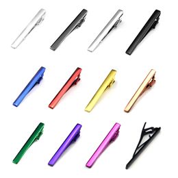 Necktie Clip Metal Clamp Jewelry 11 colors For Business man Necktie father Tie Clip mens tie clip Christmas gift