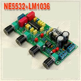 Freeshipping LM1036 + NE5532 Stereo Preamp Preamplifier Tone Board Audio Amplifier Board
