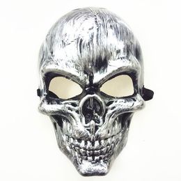 Full Face Skull PVC Zombie Skeleton Mask 4 Colours Halloween costume Masquerade Party Cosplay Mask Decoration