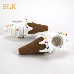 Special design glass oil burner pipes mini platinum grade silicone electric tobacco pipe with smoking bowl collapsible pocket bong portable