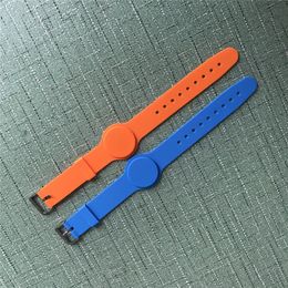 RFID MIFARE Classic 1K 13.56MHZ Silicone Wristbands,Waterproof use swimming pool (pack of 5)