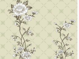 Custom Any Size Mural Wallpaper 3D Wallpaper Hand Drawn Flower Square Pattern Photo Wall Paper 3D Home Decor Living Room Wall Covering