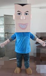 2018 Hot sale strange head man doll Halloween Fancy Dress Cartoon Adult Animal Mascot Costume