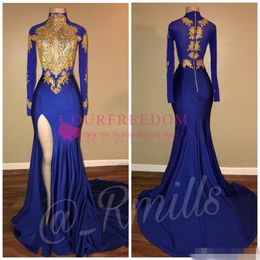Empire Dress Black White Gold