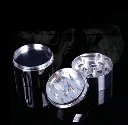 Zinc alloy 3 layer metal grinder, cartridge clip cigarette cutter, portable sharpener