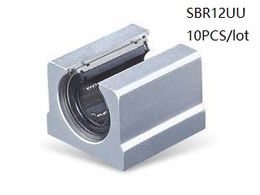 10pcs/lot SBR12UU SME12UU 12mm open type linear case unit linear block bearing blocks for cnc router 3d printer parts