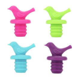 1pc Bird Design Silicone Wine Stopper Safety Bar Accessories Sealed Wine Bottle Stopper Beer Favored Bottle Stopper