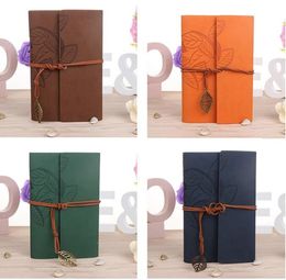 Vintage Faux Leather Cover notepads Journal Diary Blank String Notebook leather diaries student stationery notepads Christmas Gifts