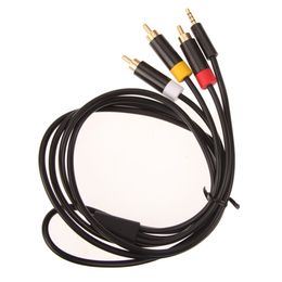 Najwyższa jakość 1.8m 6FT RCA Audio Video Cable Optical Cable Digital AV Cord Adapter dla Microsoft do Xbox 360 E gry wideo Console