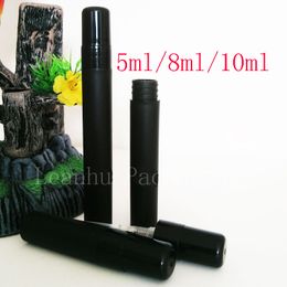 5ml 8ml 10ml black sample perfume spray atomizer Perfumes small bottle men Mini Perfume sprayer makeup setting