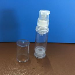 5ml Empty Airless Pump Plastic Bottles Vacuum Pressure Emulsion Bottle With Lotion Pump On The Travelling Cosmetic Packaging 3463