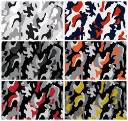 Various Colours Snow Ubran Camo Vinyl Wrap sticker Camouflage Car Wrap covering foil with air bubble free size 1.52x30m/Roll 5x98ft