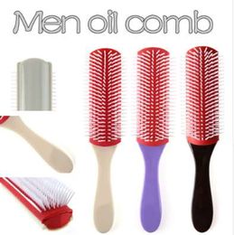 Hot Anti-static 9 Rows Hair Brush Handcraft Hairbrush Hairdressing Scalp Massager Hair Comb Styling Tools Health for Men Women