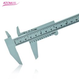 5pcs 150mm Caliper Microblading Eyebrow Tattoo Stencil Ruler Gray Vernier Shaper Template Definition Permanent Makeup Brow Shaping Design