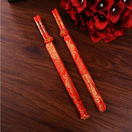 Free shipping New Wood Chinese chopsticks,printing both the Double Happiness and Dragon,Wedding chopsticks Favour