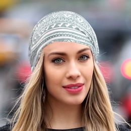 Extra wide Summer elastic headband Bandana Headwrap bohemian design hair band Yoga Sport headband 6 Colours