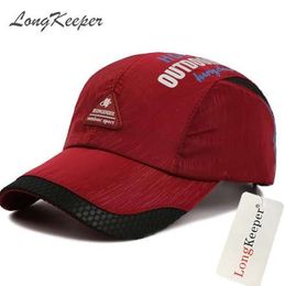 LongKeeper Spring Summer Snapback Caps for Men Women Letters Sun Cap Casual Hats Quick Dry Beisbol Chapeu GU-17