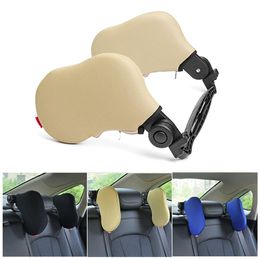 Outdoor Car Seat Headrest Memory Foam Pillow Head Neck Rest Support Cushion ar Pillow-Neck Travel For Sleep