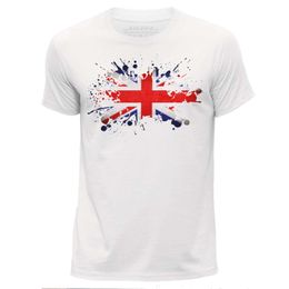 STUFF4 Boy/'s Black Round Neck T-Shirt//UK Union Jack Flag//SZ