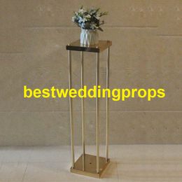 decor style acrylic crystal pillars plinth with crystal pedestal flower stand for wedding stage party events best00156