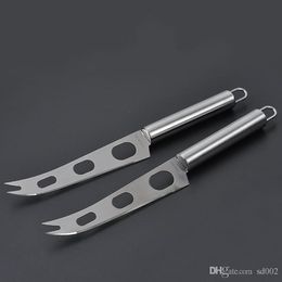 3 Holes Cake Butter Pizza Knives Durable Stainless Steel Cheese Knife Resuable Easy To Clean Kitchen Tools 2 8rx BB