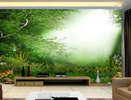 3D Wallpaper Murale Decor Foto Sfondo Foresta Wonderland Paesaggio TV Sfondo camera da letto Photo Wall Paper 3D