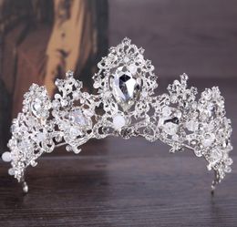 New diamond diamond crown Silver Handmade headwear hoop, bridal wedding dress, bridal ornaments