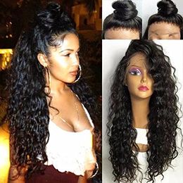 360 Lace Frontal wig Pre plucked 360 full lace human hair wigs 150% density deep curly virgin remy front Diva2