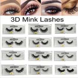 Eyelashes 3D Mink Lashes Luxury Hand Made Mink Eyelashes High Volume Cruelty Free Mink False Eyelashes Upper Lashes