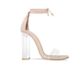 clear block heels uk