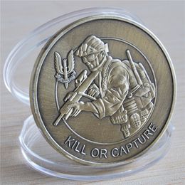 British Army UK Special Air Service WHO DARE WINS Kill or Capture Challenge Coin