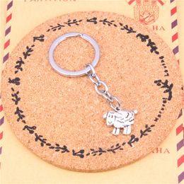 Keychain sheep lamb Pendants DIY Men Jewelry Car Key Chain Ring Holder Souvenir For Gift