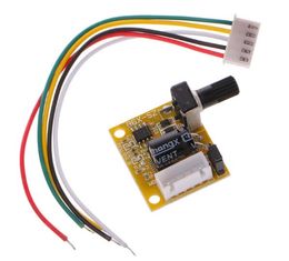 Free Shipping 1PCS DC 5V-12V 2A 15W Brushless Motor Speed Controller No Hall BLDC Driver Board Dls