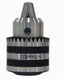 5-20mm Capacity B22 Mounted Heavy Type Key Drill Chuck for Bench Drill CNC 22mm Taper Drill Chuck