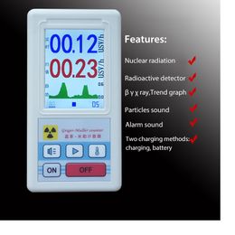 Counter Nuclear Radiation Detector Electromagnetic Beta Gamma X ray Ray Dosimeters Personal Dosimeters With Display Screen